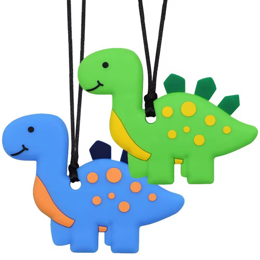 Dino Pendant Silicone Sensory Necklace simple