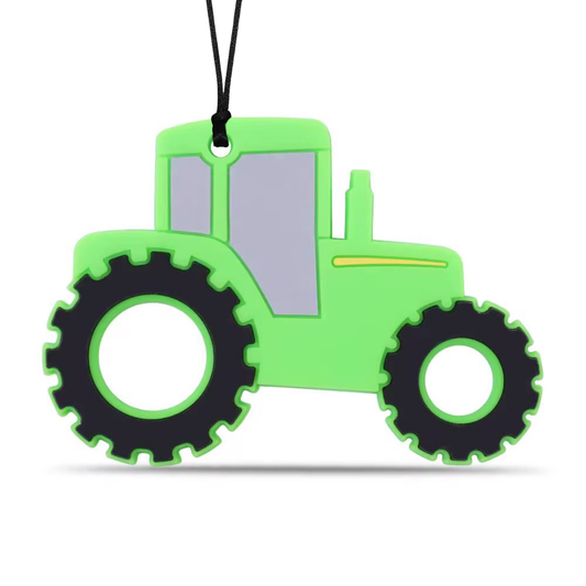 Tractor Pendant Silicone Sensory Necklace simple
