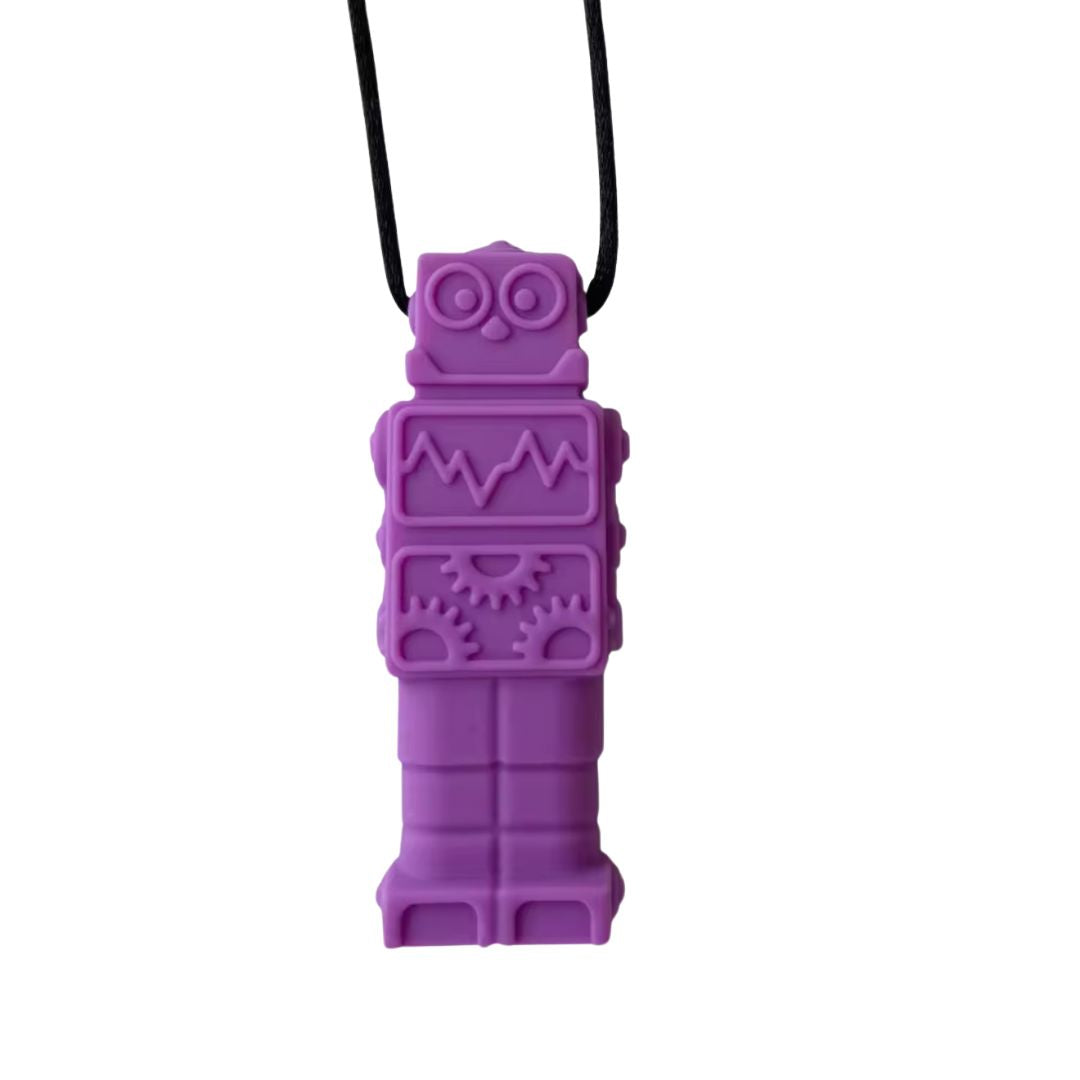 Robot Pendant Silicone Sensory Necklace