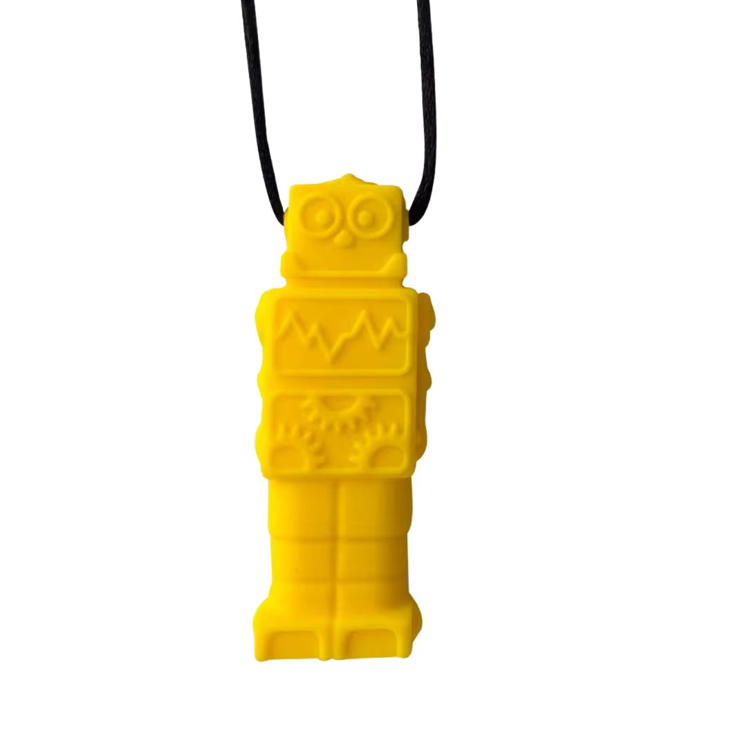 Robot Pendant Silicone Sensory Necklace