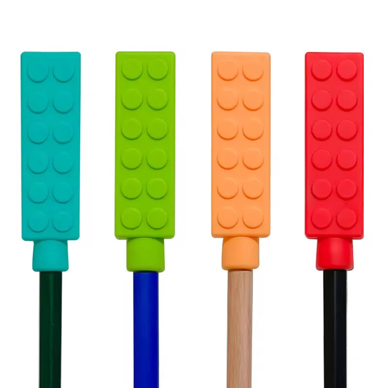 Silicone Sensory Pencil Toppers - Value 3 pack
