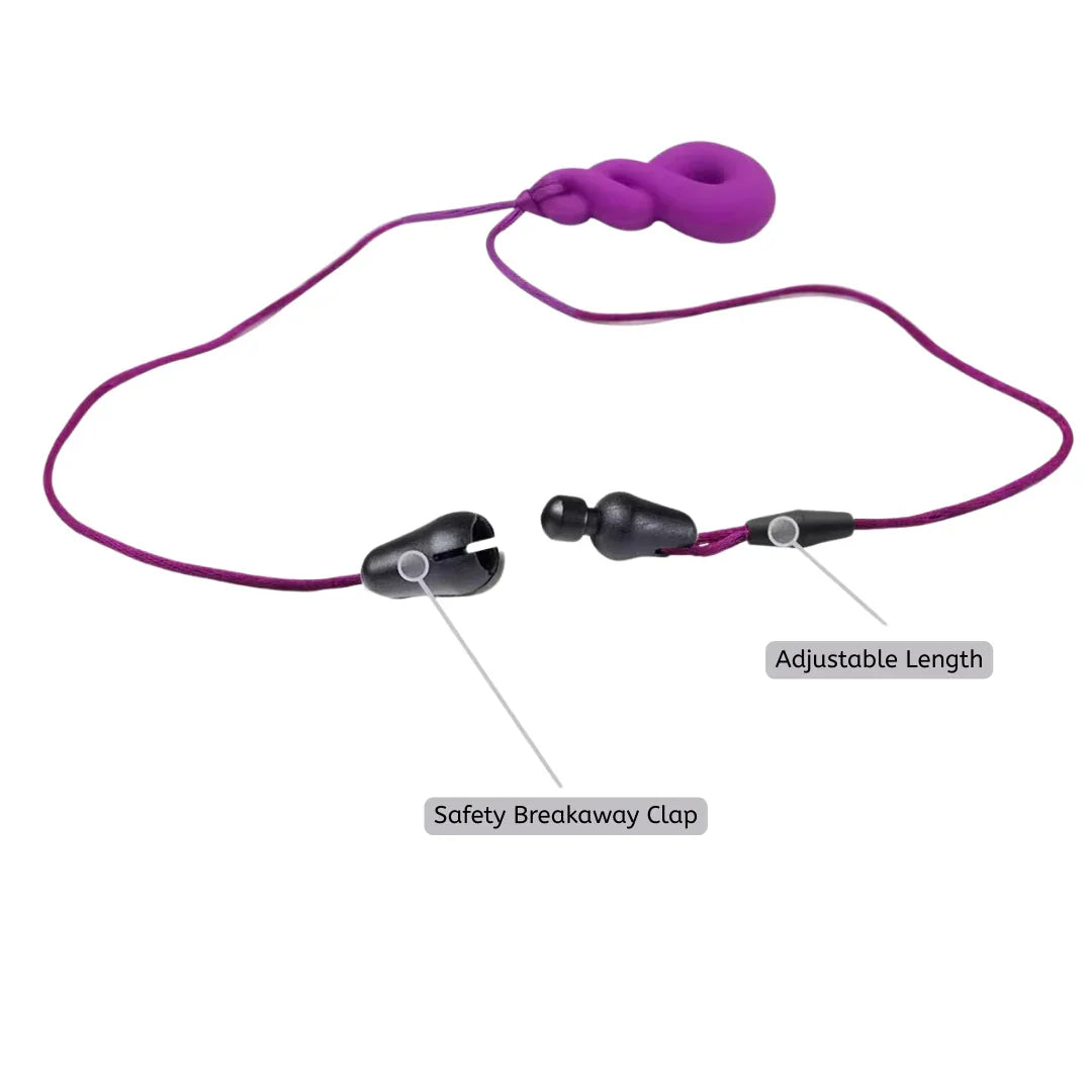 Silicone Sensory Necklace – Twist Pendant