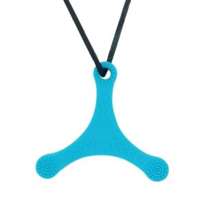 Brick Pendant Silicone Sensory Necklace Sensory necklaces are great for kids ages 3+. Discreet and can be worn under tee-shirts at school, in times of stress, anxiety or restlessness our sensory necklaces are there to help. Our block pendant necklaces come fitted with a safety break away clasp like all our silicone jewellery. Blocks are currently available in Blue, Red, Yellow, Green, Orange and Turquoise. Easy adjustable length from child to adult.